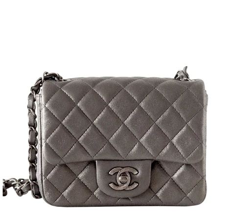 chanel mini square grey|chanel mini price.